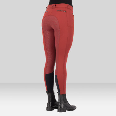 Pantalon d'équitation Euro-Star Arista Fashion Diamond FullGrip Grenade Rose