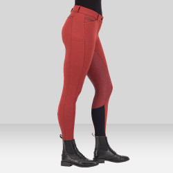 Pantalon d'équitation Euro-Star Arista Fashion Diamond FullGrip Grenade Rose