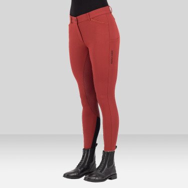 Pantalon d'équitation Euro-Star Arista Fashion Diamond FullGrip Grenade Rose