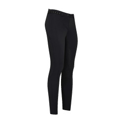 Pantalon d'équitation Euro-star Equitation Queen Diamond FullGrip été Noir