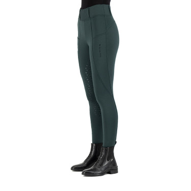 Legging d'équitation Easy Rider Don FullGrip Feuille noire