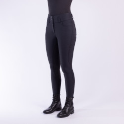 Pantalon d'équitation Euro-Star Amare FullGrip Noir