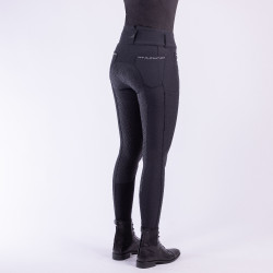 Pantalon d'équitation Euro-Star Amare FullGrip Noir