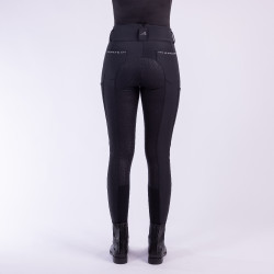 Pantalon d'équitation Euro-Star Amare FullGrip Noir
