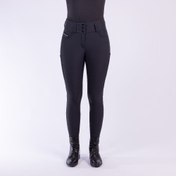 Pantalon d'équitation Euro-Star Amare FullGrip Noir