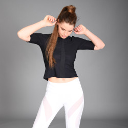 Polo de concours mesh Euro-Star Flying Flexible Noir