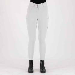 Pantalon d'équitation Imperial Riding Bliss FullGrip Cristal Blanc