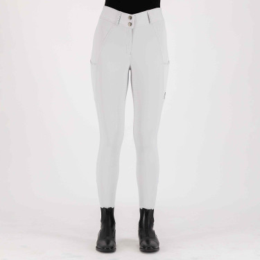 Pantalon d'équitation Imperial Riding Bliss FullGrip Cristal Blanc