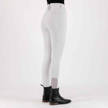 Pantalon d'équitation Imperial Riding Bliss FullGrip Cristal Blanc