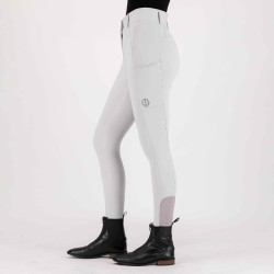Pantalon d'équitation Imperial Riding Bliss FullGrip Cristal Blanc