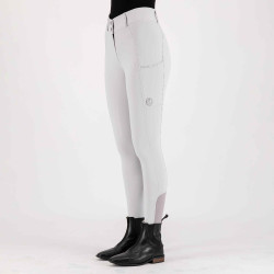 Pantalon d'équitation Imperial Riding Bliss FullGrip Cristal Blanc