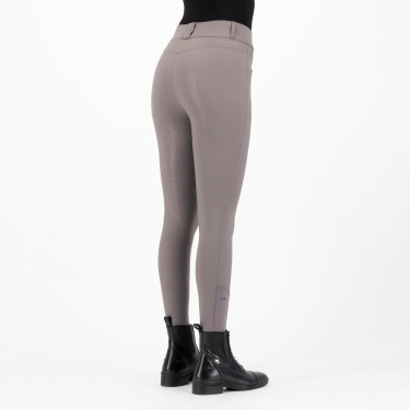 Pantalon d'équitation HV Polo Favourite Midwaist FullGrip Sable foncé Gris
