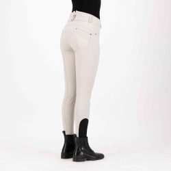 Pantalon d'équitation HV Polo Ellen Highwaist FullGrip Gris Zinc Beige Pantalon d'équitation HV Polo Ellen Highwaist FullGrip Gris Zinc Beige