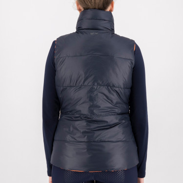 Doudoune sans manches HV Polo Claire réversible Gingembre Orange