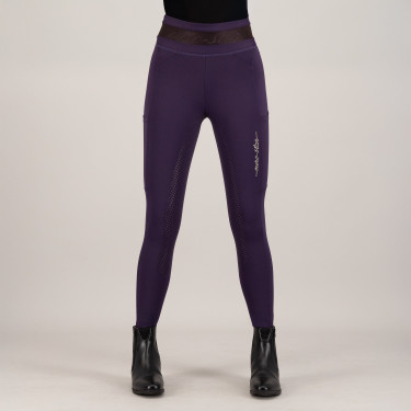 Legging d'équitation Euro-Star Ares FullGrip Nuit Bleu marine