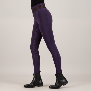 Legging d'équitation Euro-Star Ares FullGrip Nuit Bleu marine