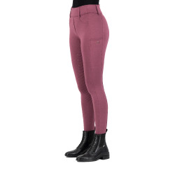 Legging d'équitation Easy Rider Rihanna FullGrip Rose d'aubépine