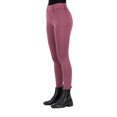 Legging d'équitation Easy Rider Rihanna FullGrip Rose d'aubépine