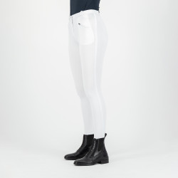 Pantalon d'équitation Easy Rider Joy FullGrip Blanc