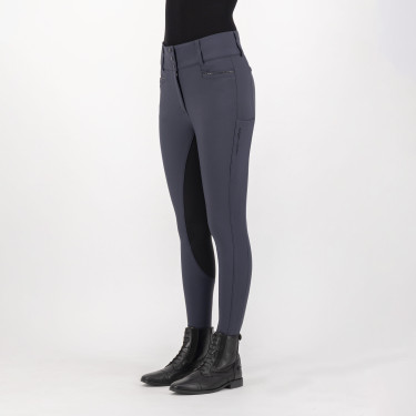 Pantalon d'équitation Euro-Star Arielle Highwaist Grip Connect Full Aimant Gris