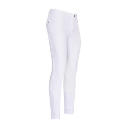 Pantalon d'équitation Euro-Star Camillo original grip genoux homme Blanc Pantalon d'équitation Euro-Star Camillo original grip genoux homme Blanc