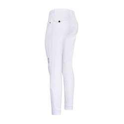 Pantalon d'équitation Euro-Star Camillo original grip genoux homme Blanc Pantalon d'équitation Euro-Star Camillo original grip genoux homme Blanc