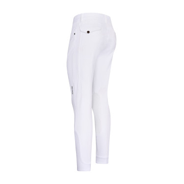 Pantalon d'équitation Euro-Star Camillo original grip genoux homme Blanc Pantalon d'équitation Euro-Star Camillo original grip genoux homme Blanc