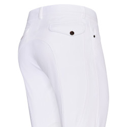 Pantalon d'équitation Euro-Star Camillo original grip genoux homme Blanc Pantalon d'équitation Euro-Star Camillo original grip genoux homme Blanc
