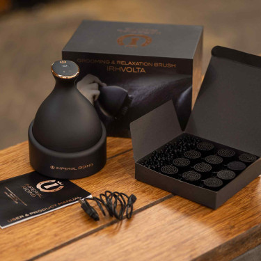 Appareil de massage cheval Imperial Riding Volta Grooming & Relaxation Noir