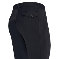 Pantalon d'équitation Euro-Star Camillo original grip genoux homme Noir