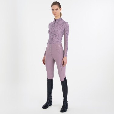 Pantalon d'équitation Euro-Star Athletic Luxe FullGrip Sureau Marron