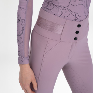 Pantalon d'équitation Euro-Star Athletic Luxe FullGrip Sureau Marron
