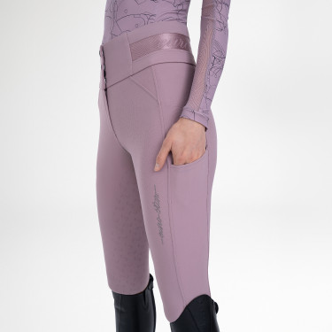 Pantalon d'équitation Euro-Star Athletic Luxe FullGrip Sureau Marron