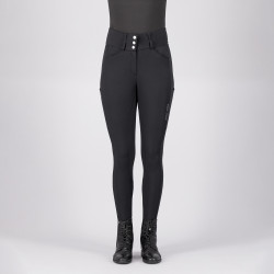 Pantalon d'équitation Euro-star Aurelia Full Grip Noir