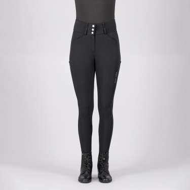Pantalon d'équitation Euro-star Aurelia Full Grip Noir