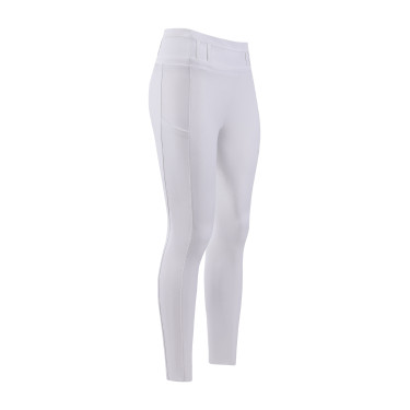 Legging d'équitation Euro-Star Eres FullGrip femme Blanc