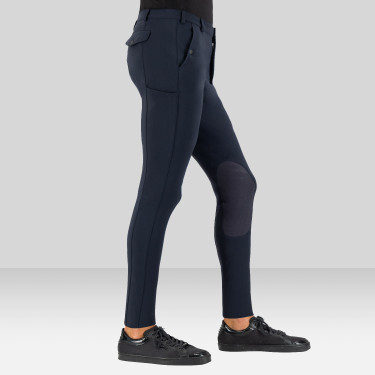 Pantalon d'équitation Euro-star Gabriel Grip Connect Knee Nuit Bleu marine