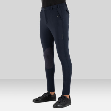 Pantalon d'équitation Euro-star Gabriel Grip Connect Knee Nuit Bleu marine