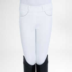 Legging d'équitation Euro-Star Maxi FullGrip Kids Blanc