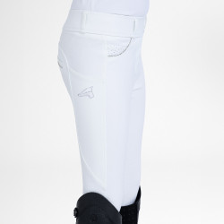 Legging d'équitation Euro-Star Maxi FullGrip Kids Blanc