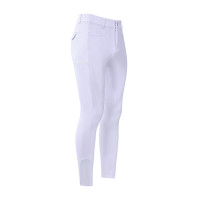 Pantalon d'équitation Euro-Star Camelio grip genoux homme Blanc