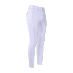Pantalon d'équitation Euro-Star Camelio grip genoux homme Blanc Pantalon d'équitation Euro-Star Camelio grip genoux homme Blanc
