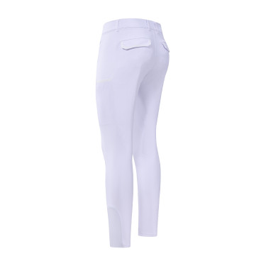Pantalon d'équitation Euro-Star Camelio grip genoux homme Blanc Pantalon d'équitation Euro-Star Camelio grip genoux homme Blanc