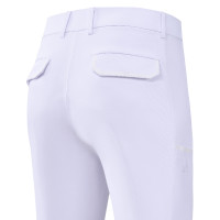 Pantalon d'équitation Euro-Star Camelio grip genoux homme Blanc