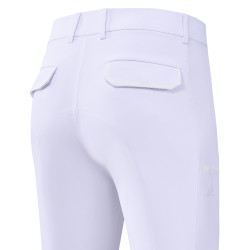 Pantalon d'équitation Euro-Star Camelio grip genoux homme Blanc Pantalon d'équitation Euro-Star Camelio grip genoux homme Blanc