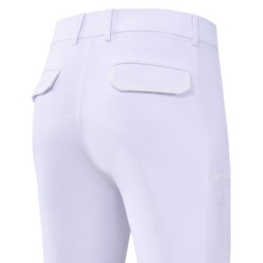 Pantalon d'équitation Euro-Star Camelio grip genoux homme Blanc Pantalon d'équitation Euro-Star Camelio grip genoux homme Blanc