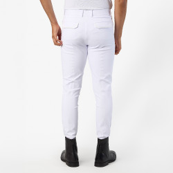 Pantalon d'équitation Euro-Star Camelio grip genoux homme Blanc Pantalon d'équitation Euro-Star Camelio grip genoux homme Blanc