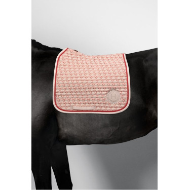 Tapis de selle Rider Harcour Karembar Pamplemousse Rose
