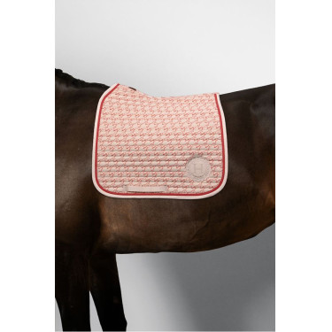 Tapis de selle Rider Harcour Karembar Pamplemousse Rose