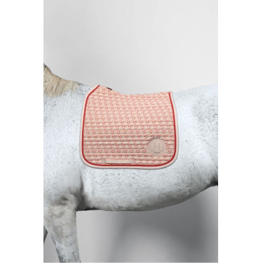 Tapis de selle Rider Harcour Karembar Pamplemousse Rose